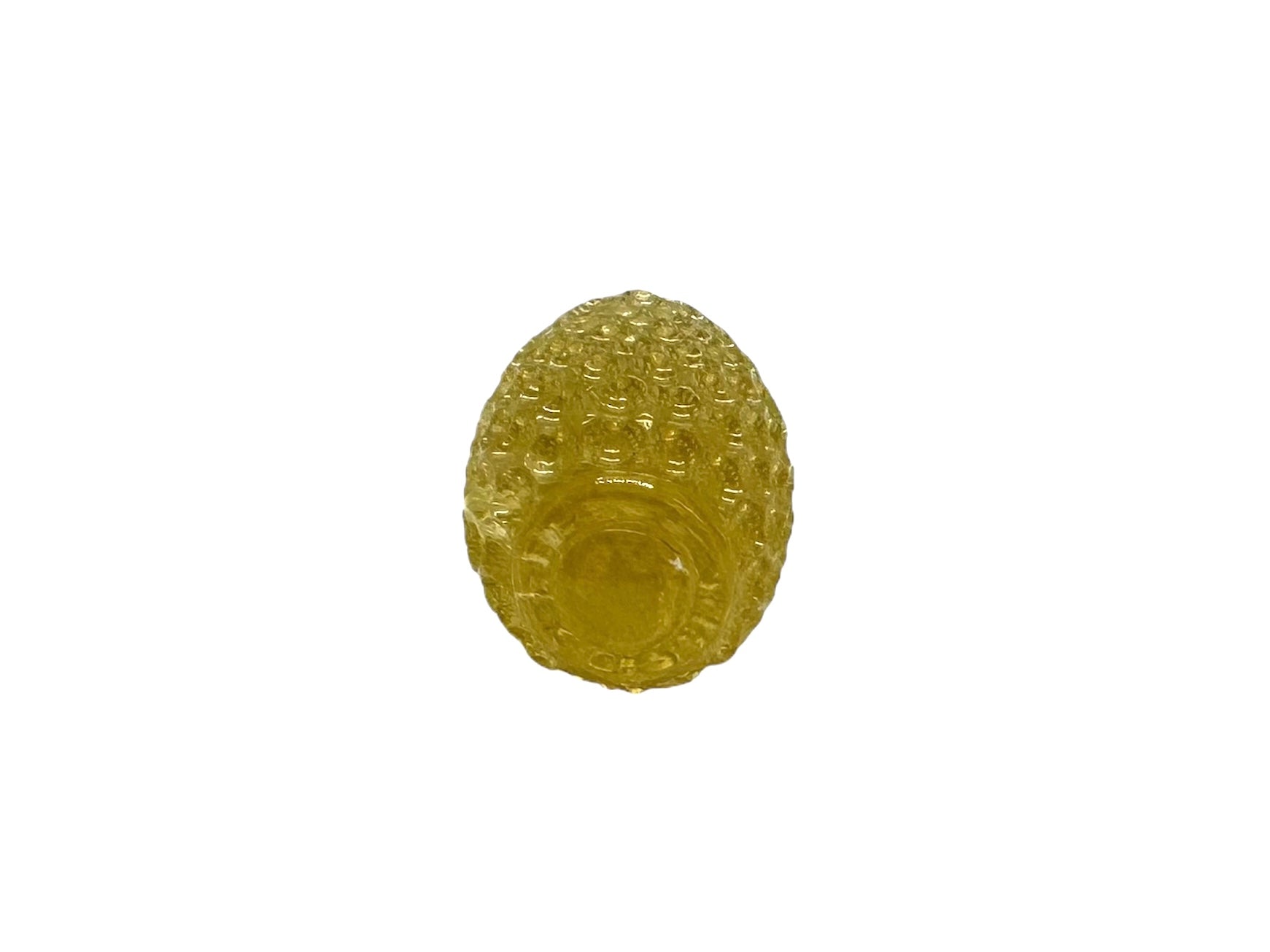 QUARTZ CITRON Sculpture fantaisie 40X18MM