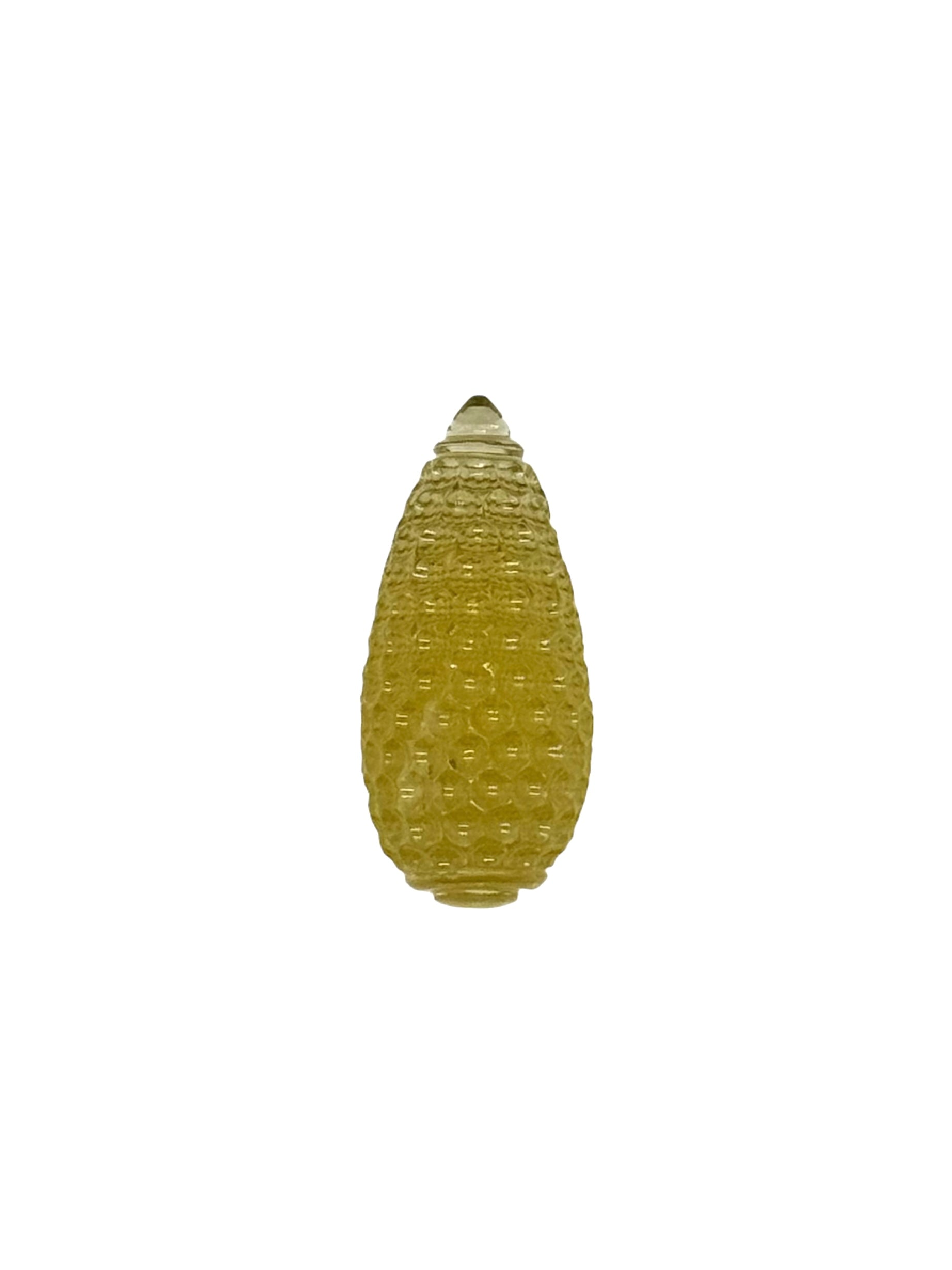 QUARTZ CITRON Sculpture fantaisie 40X18MM