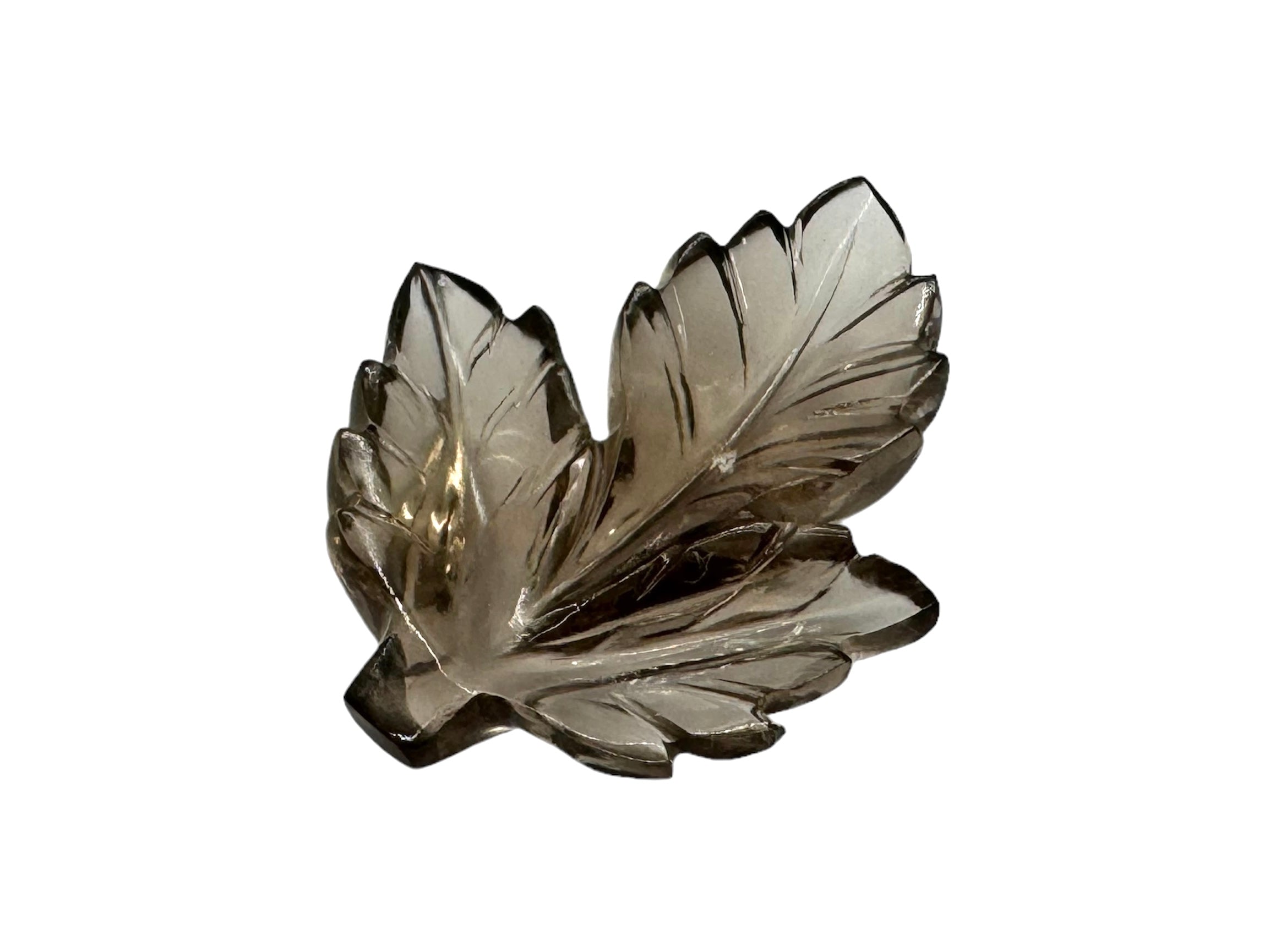 SMOKEY Fancy Carving 31X25X6MM | Wt- 17.62 ct | SKU-DG_T0003_04