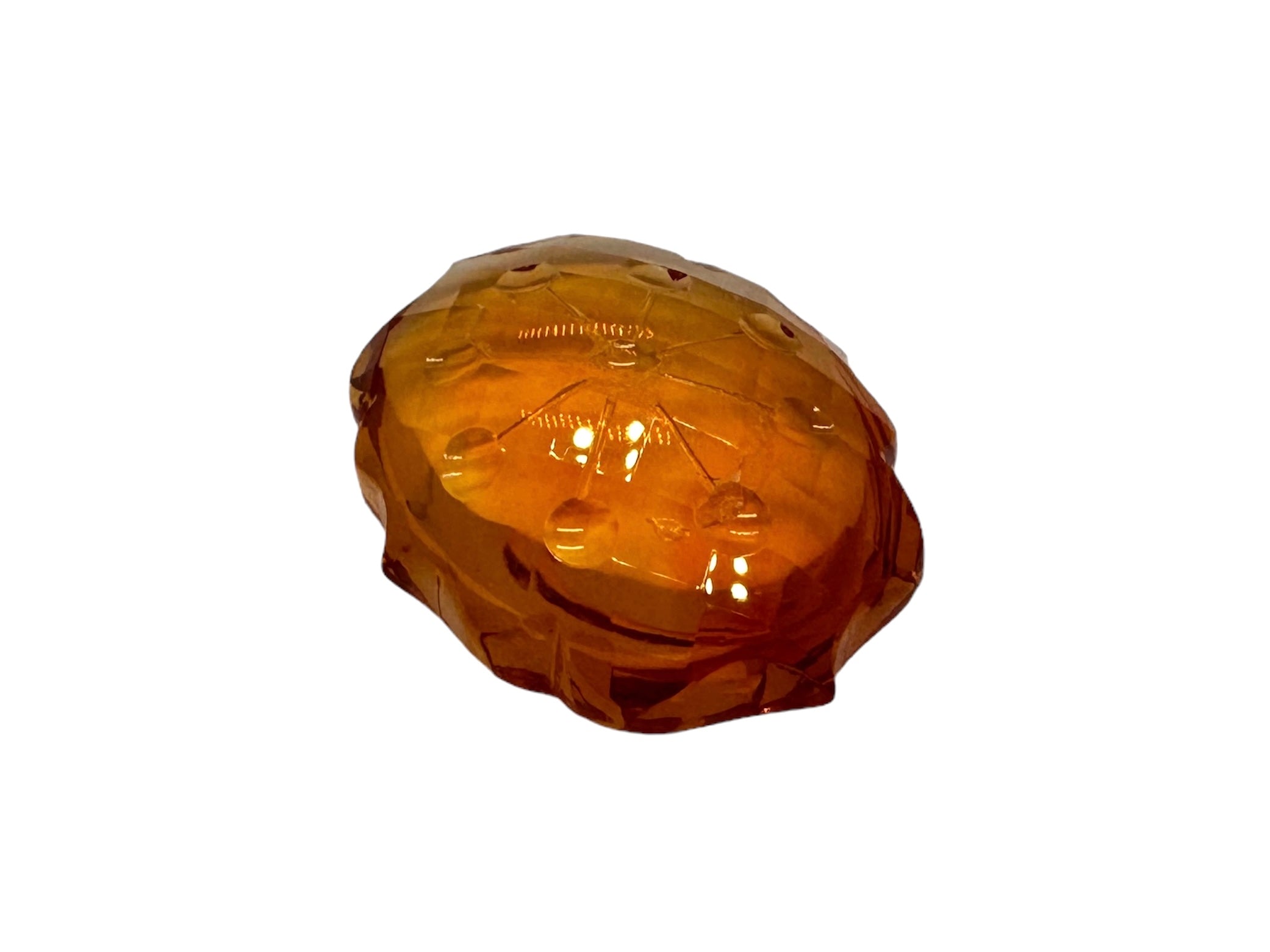 CITRINO Intaglio fantasia 23X18X8MM