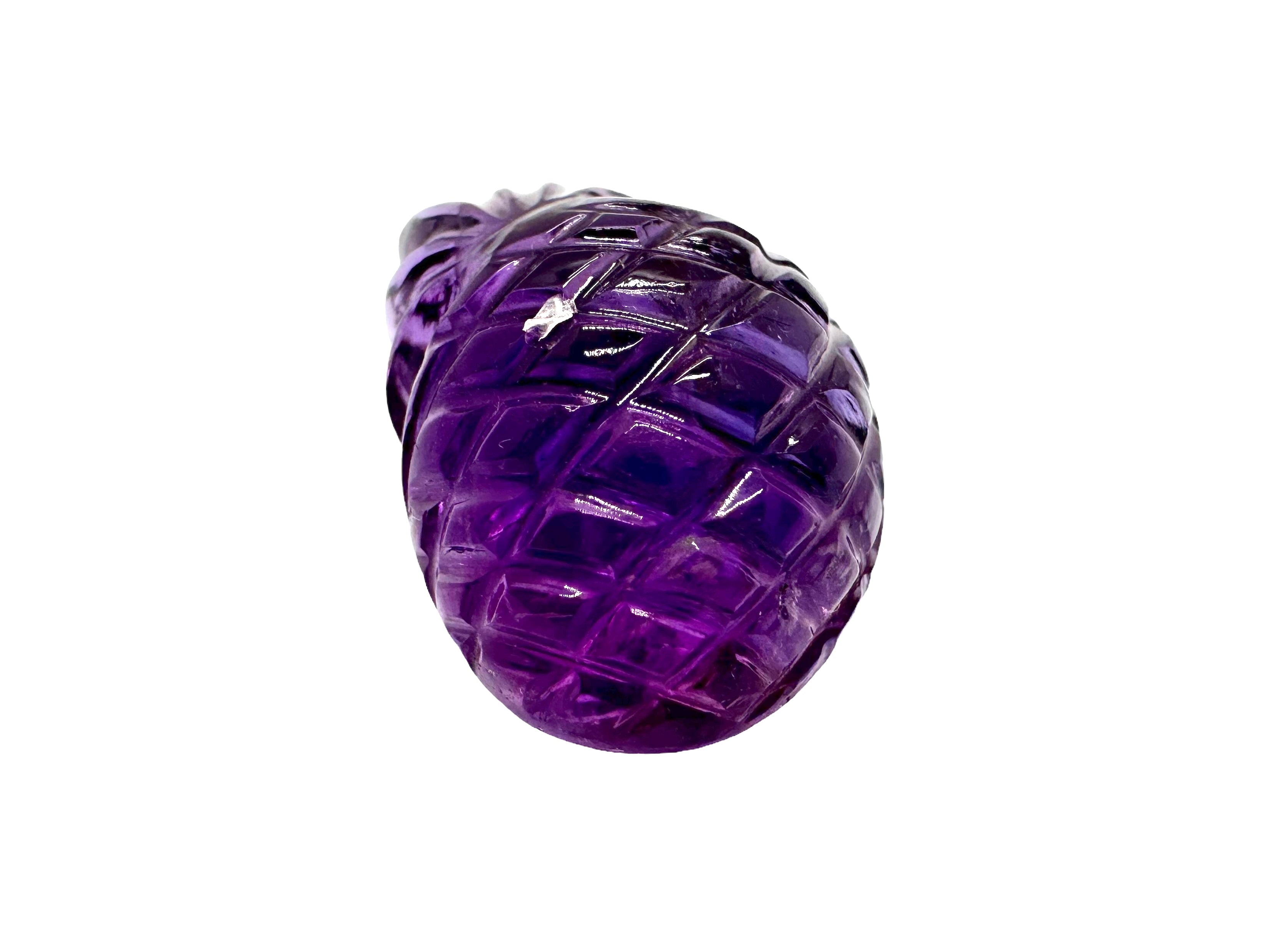 DARK AMETHYST Fancy Carving 17X14X9MM | Wt- 18.46 ct | SKU-DG_T0003_45