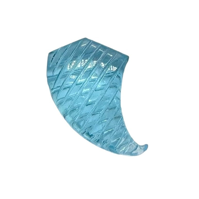 TOPAZIO BLU SVIZZERO Intaglio fantasia 19X12X7MM