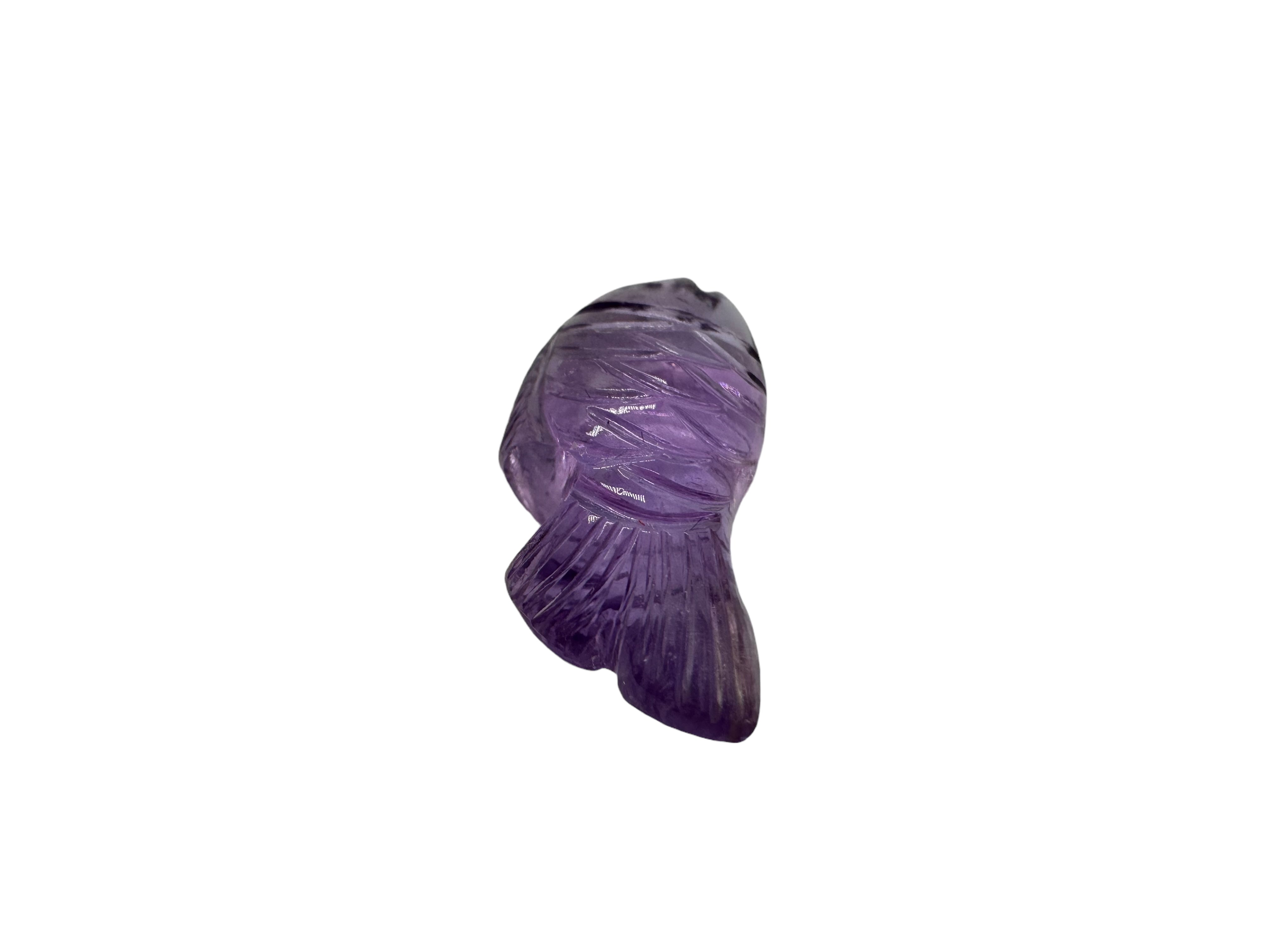AMETHYST Fancy Carving 22X10X7MM | Wt- 10.55 ct | SKU-DG_T0003_44