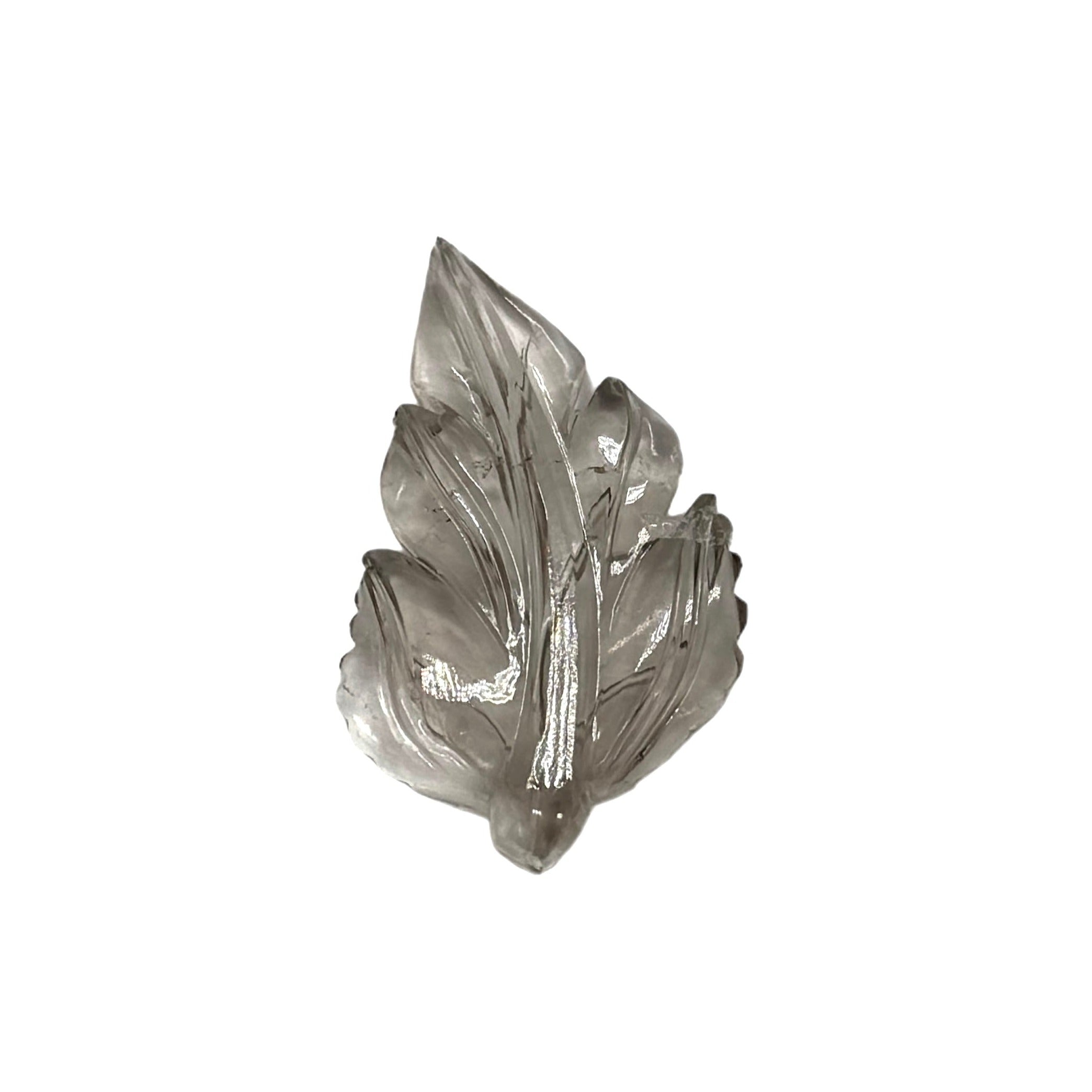 SMOKEY Fancy Carving  38X24X4MM | Wt- 19.00 ct | SKU-DG_T0003_02