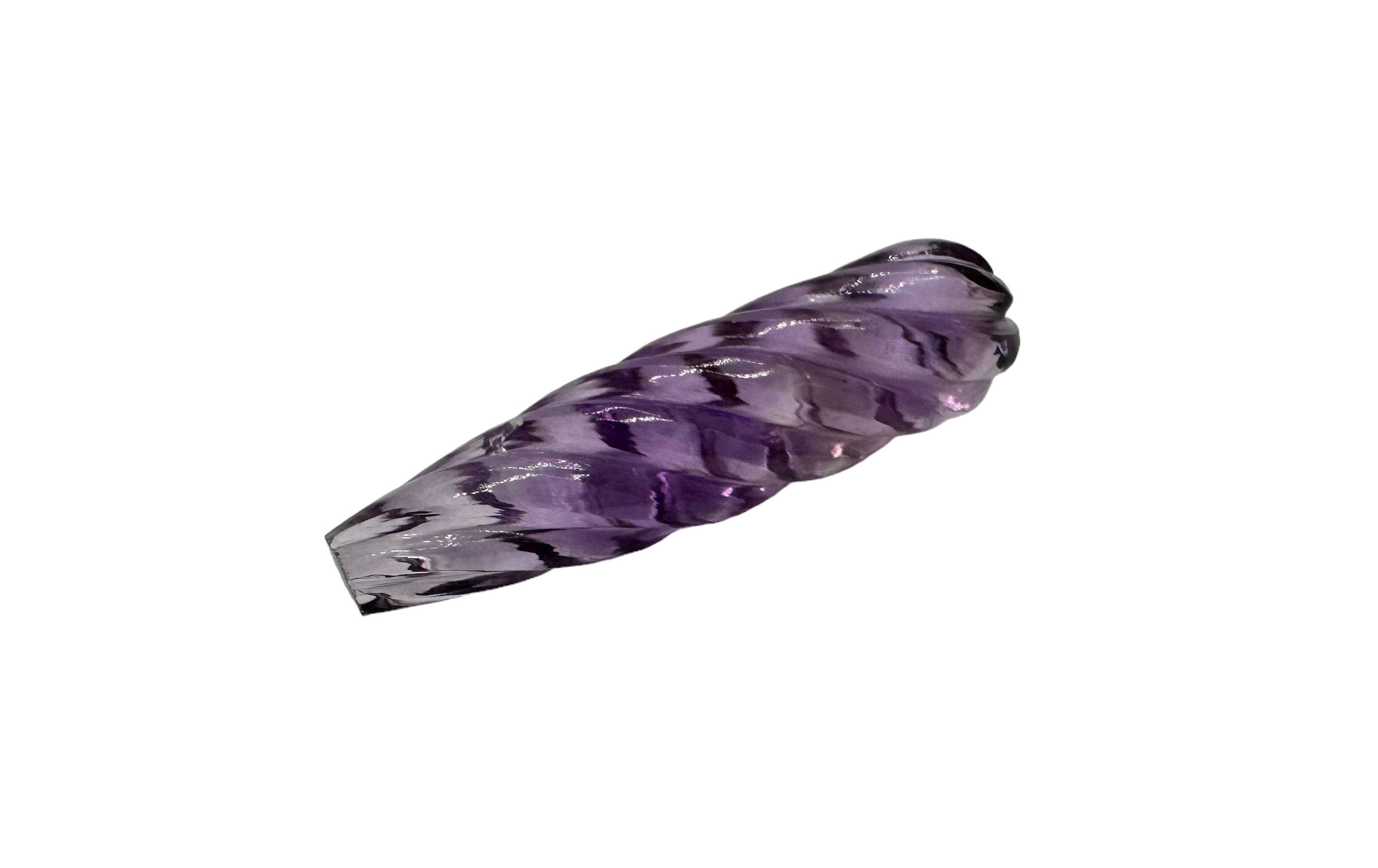 DARK AMETHYST Fancy Carving  BARREL | Wt- 15.00 ct | SKU-DG_T0003_25