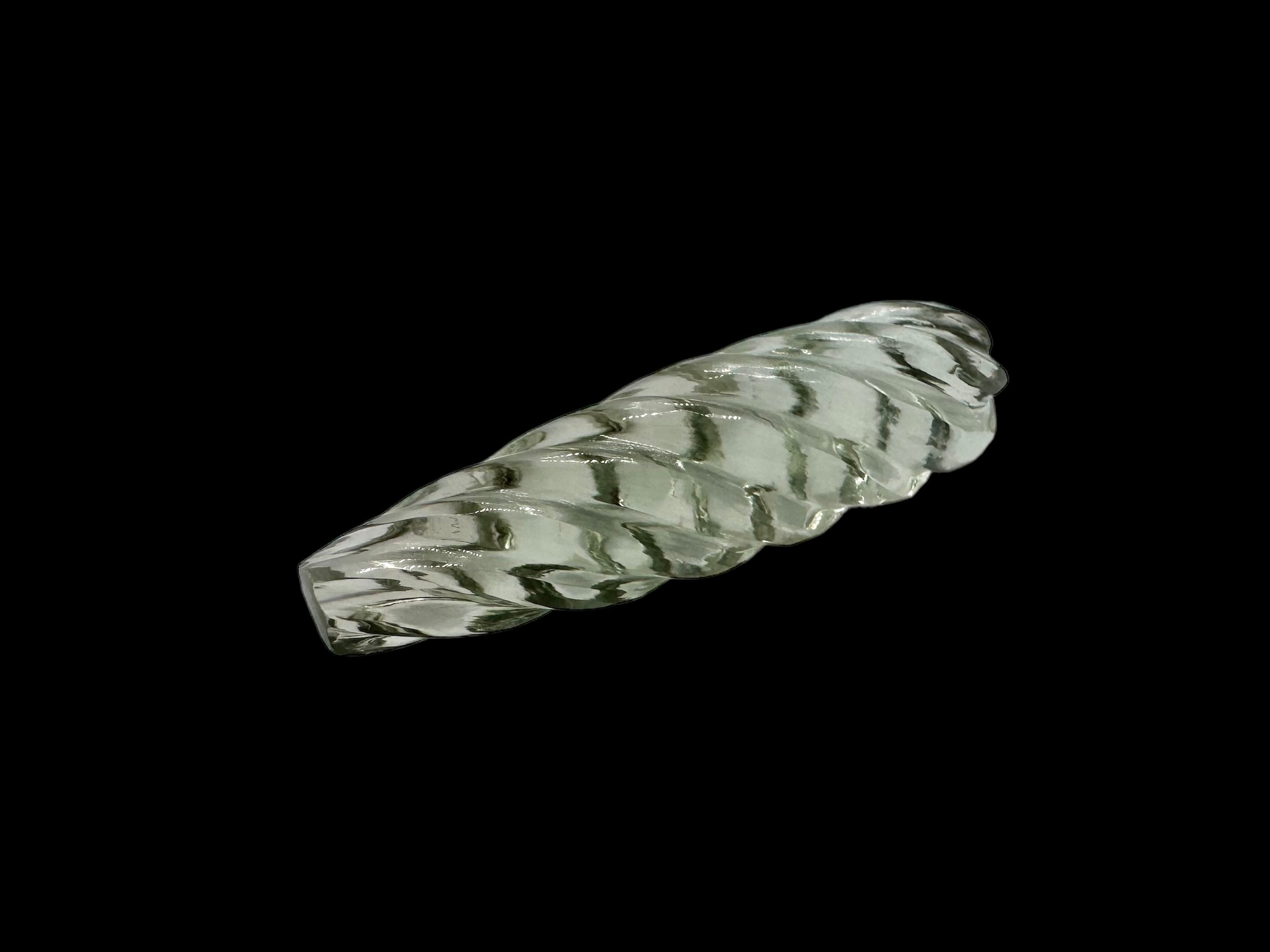 GREEN AMETHYST Fancy Carving  BARREL | Wt- 15.00 ct | SKU-DG_T0003_27