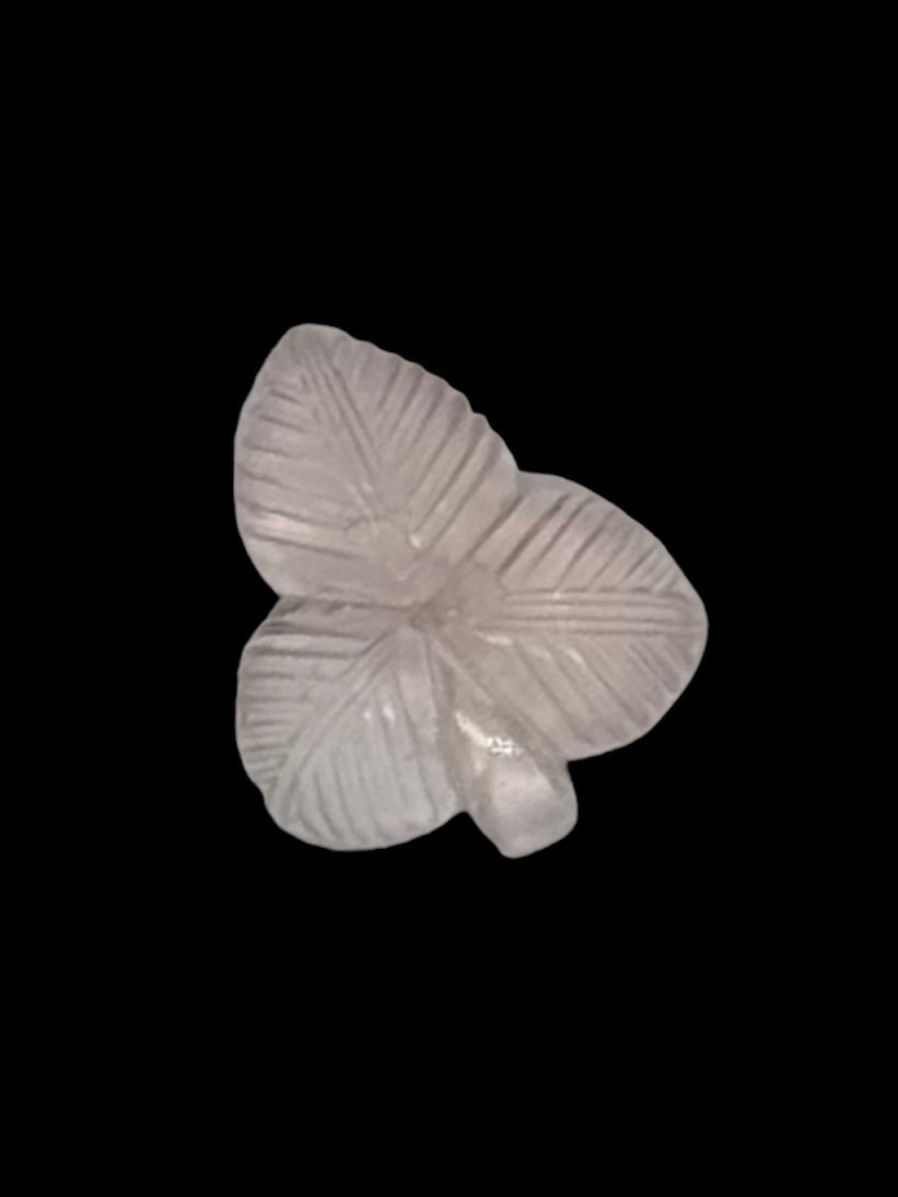 QUARTZ ROSE Sculpture fantaisie 21X17X6MM