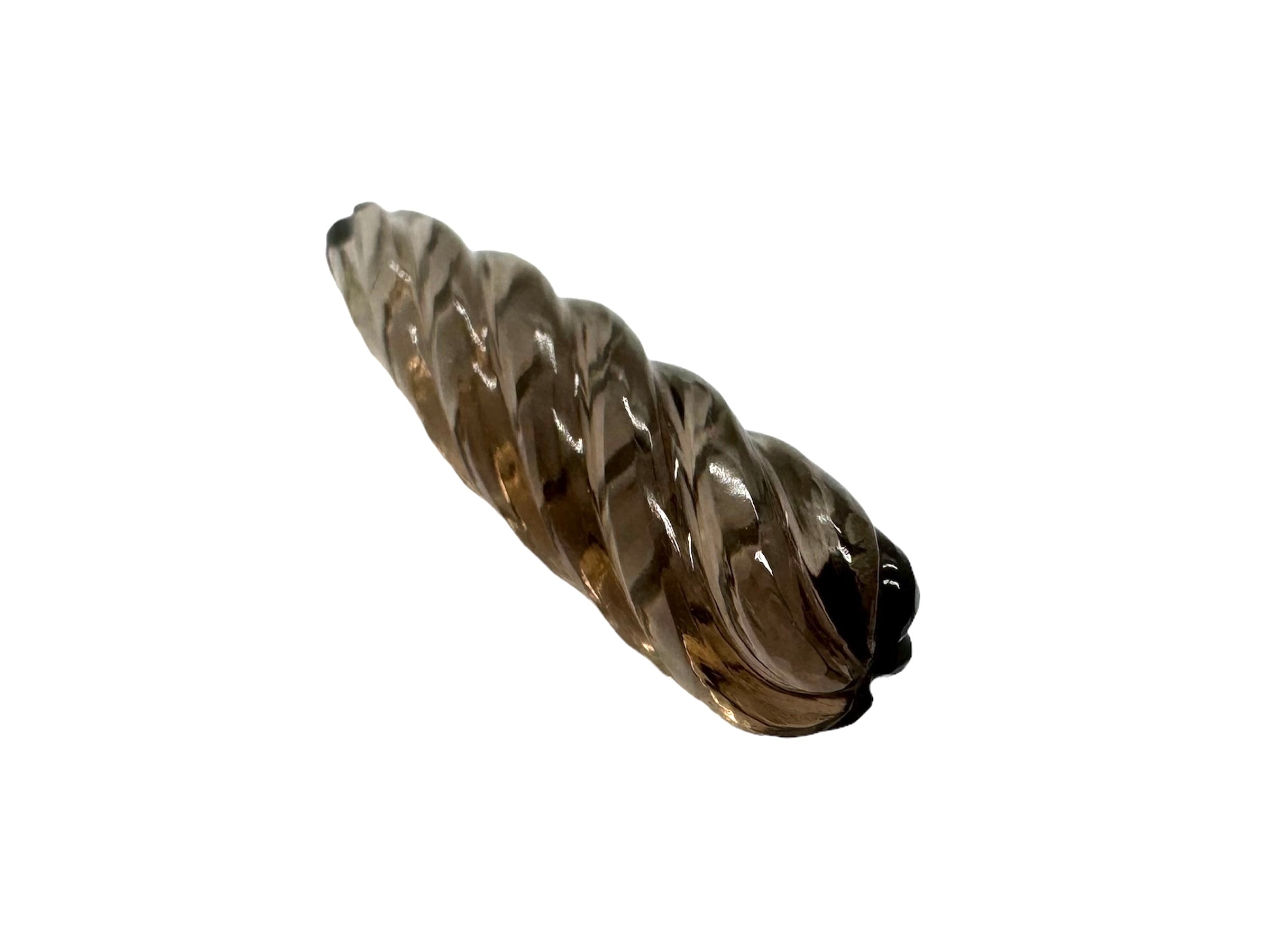 SMOKEY QUARTZ Fancy Carving  BARREL | Wt- 15.63 ct | SKU-DG_T0003_29