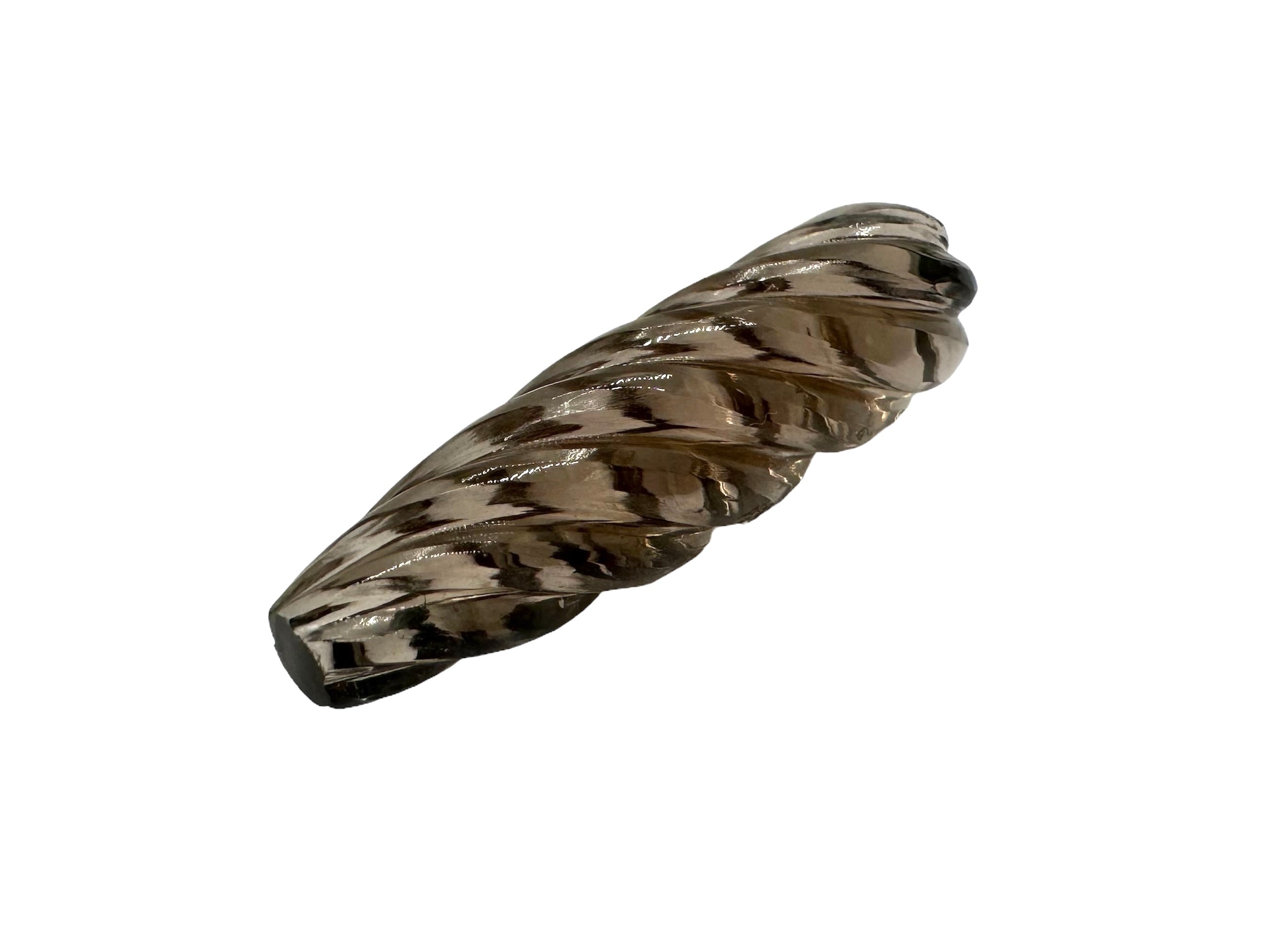 SMOKEY QUARTZ Fancy Carving  BARREL | Wt- 15.63 ct | SKU-DG_T0003_29