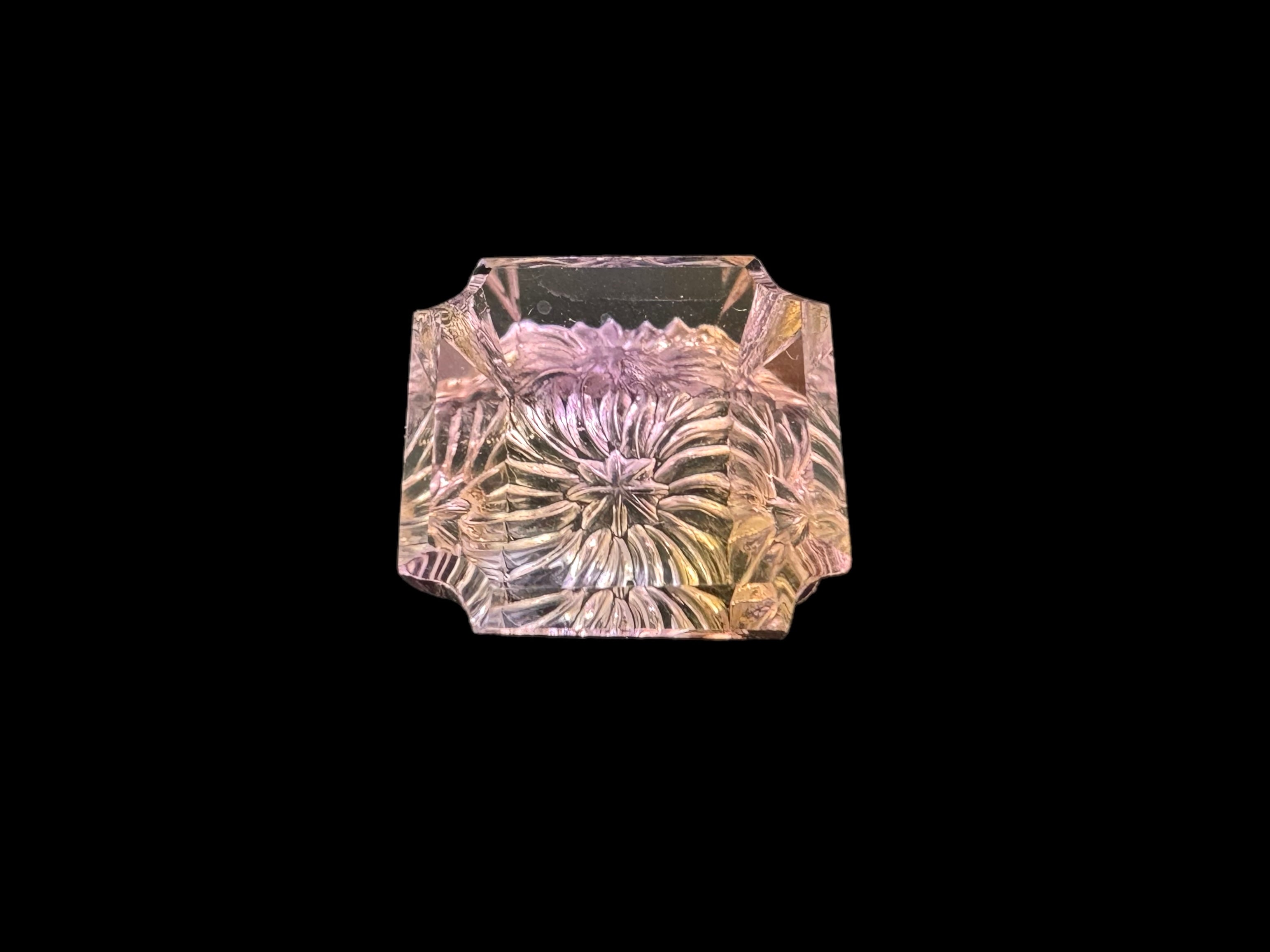 Ametrine carved (Flower) cut stone 10x10x8H | Wt-7.38 Ct | SKU-DG_T0061_044