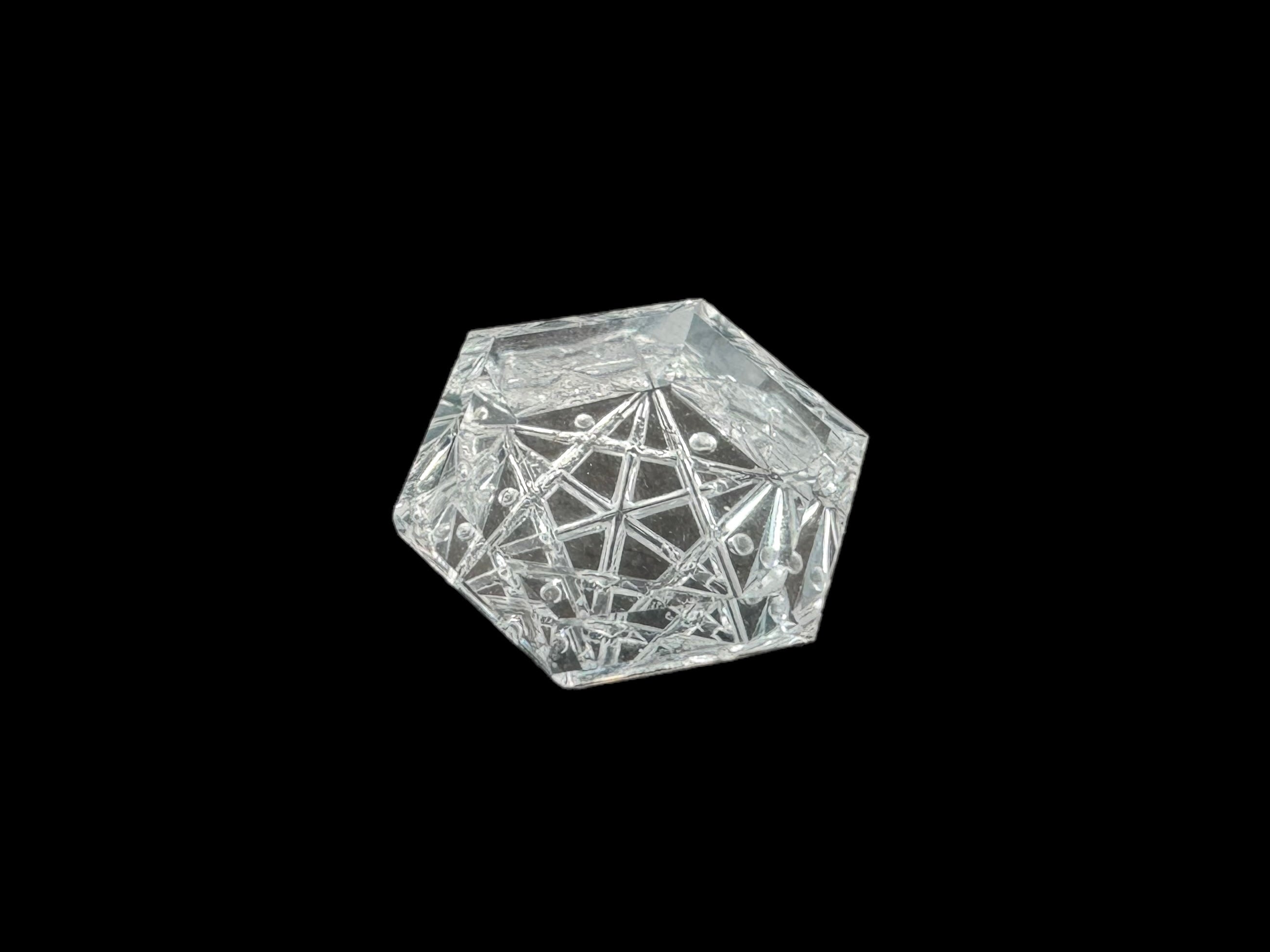 Prasiolite carved (Flower) cut stone 15x15x5.50H | Wt-9.22 Ct | SKU-DG_T0061_049